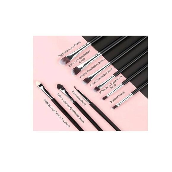 NEW~32 PC. PROFESSIONAL Makeup Brush Set~Wooden Handles~Soft Brushes - Picture 7 of 8